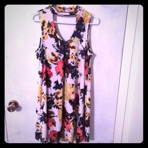 Adorable Large Boutique Choker Swing Dress